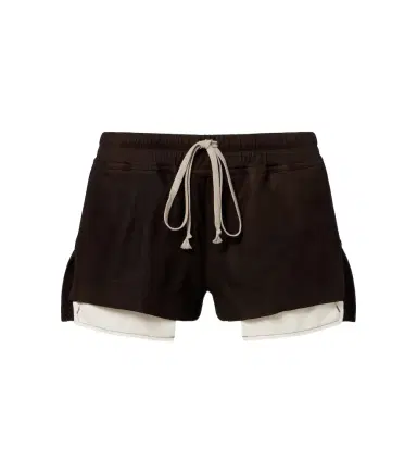 Rick Owens Fog suede shorts | Thumbnail 1 Rick Owens Fog suede shorts | Thumbnail 1
