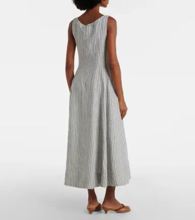 Polo Ralph Lauren Striped linen midi dress | Thumbnail 3
