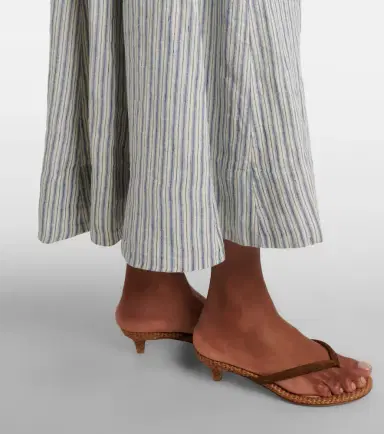 Polo Ralph Lauren Striped linen midi dress | Thumbnail 4