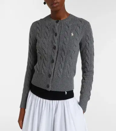 Polo Ralph Lauren Cable-knit wool and cashmere cardigan | Thumbnail 6 Polo Ralph Lauren Cable-knit wool and cashmere cardigan | Thumbnail 6