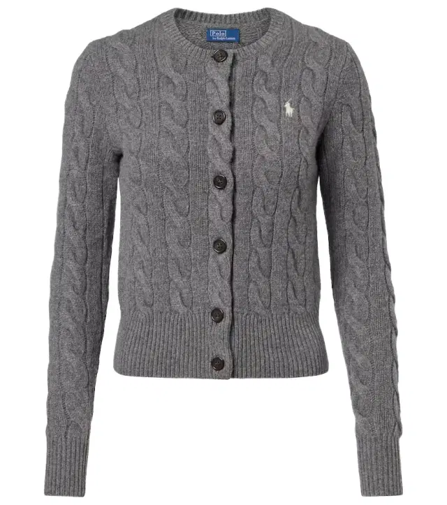 Polo Ralph Lauren Cable-knit wool and cashmere cardigan