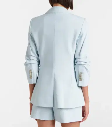Veronica Beard Tomi Dickey twill single-breasted blazer | Thumbnail 4 Veronica Beard Tomi Dickey twill single-breasted blazer | Thumbnail 4