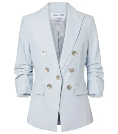Veronica Beard Tomi Dickey twill single-breasted blazer | Thumbnail 1 Veronica Beard Tomi Dickey twill single-breasted blazer | Thumbnail 1