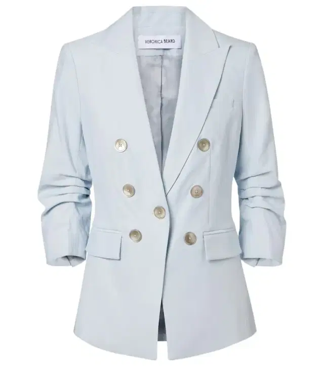 Veronica Beard Tomi Dickey twill single-breasted blazer