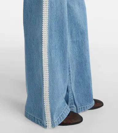 Veronica Beard Taylor high-rise wide-leg jeans | Thumbnail 2 Veronica Beard Taylor high-rise wide-leg jeans | Thumbnail 2
