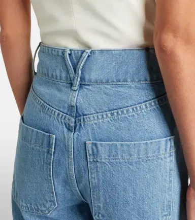 Veronica Beard Taylor high-rise wide-leg jeans | Thumbnail 4 Veronica Beard Taylor high-rise wide-leg jeans | Thumbnail 4