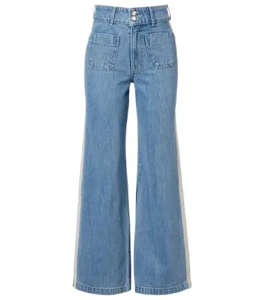 Veronica Beard Taylor high-rise wide-leg jeans | Thumbnail 1 Veronica Beard Taylor high-rise wide-leg jeans | Thumbnail 1