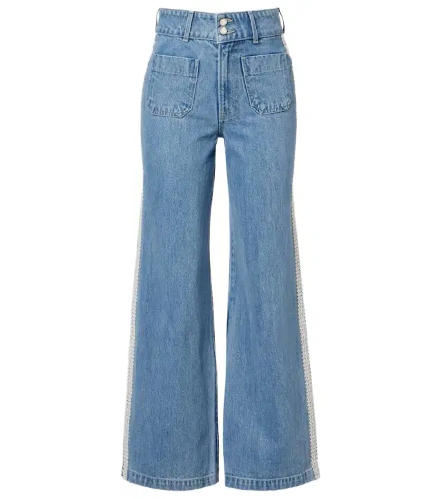 Taylor high-rise wide-leg jeans
