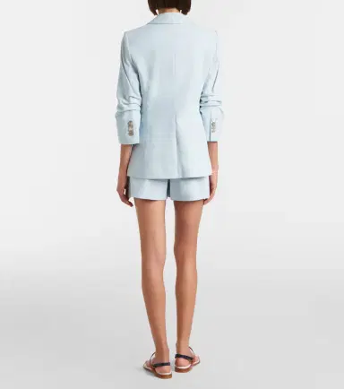 Veronica Beard Craig cotton-blend twill shorts | Thumbnail 3