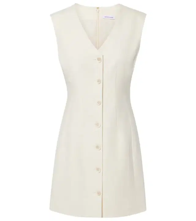 Veronica Beard Devlin cotton-blend twill minidress