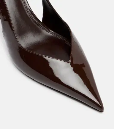 Paris Texas Lidia patent leather slingback pumps | Thumbnail 2