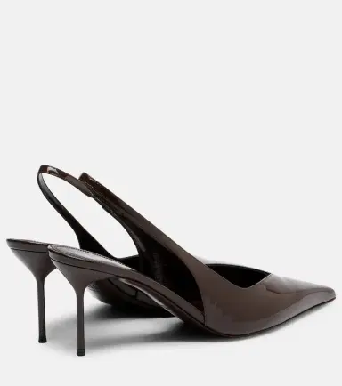 Paris Texas Lidia patent leather slingback pumps | Thumbnail 3