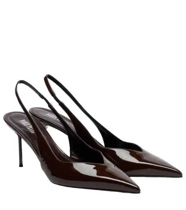 Lidia patent leather slingback pumps