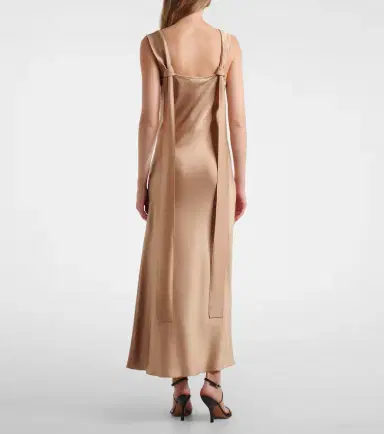 Max Mara Elegante satin maxi dress | Thumbnail 3