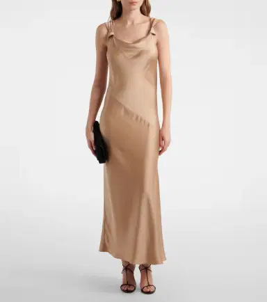 Max Mara Elegante satin maxi dress | Thumbnail 4