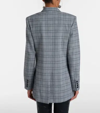 Isabel Marant Jevima Prince of Wales check wool-blend jacket | Thumbnail 3 Isabel Marant Jevima Prince of Wales check wool-blend jacket | Thumbnail 3