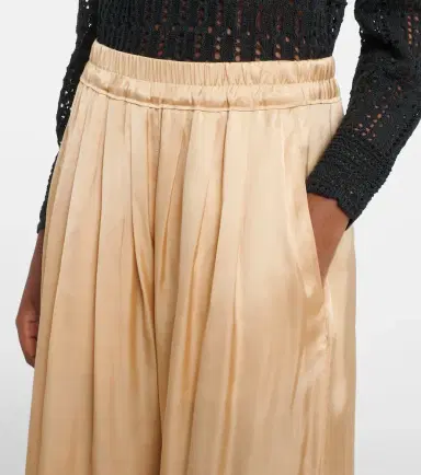 Isabel Marant Nolia satin wide-leg pants | Thumbnail 3