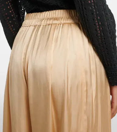 Isabel Marant Nolia satin wide-leg pants | Thumbnail 6