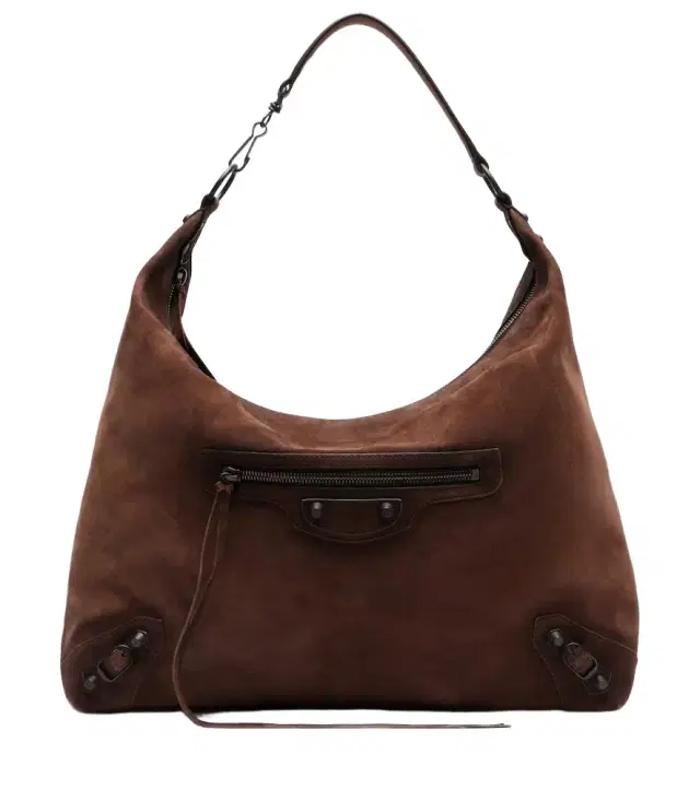 Balenciaga Le City Medium suede tote bag