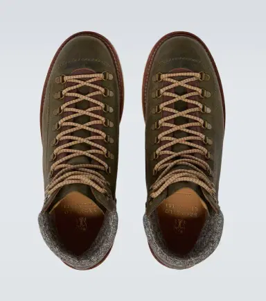 Brunello Cucinelli Leather lace-up boots | Thumbnail 4 Brunello Cucinelli Leather lace-up boots | Thumbnail 4