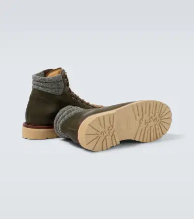 Brunello Cucinelli Leather lace-up boots | Thumbnail 5 Brunello Cucinelli Leather lace-up boots | Thumbnail 5