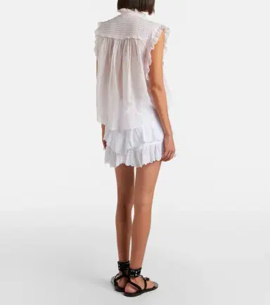 Marant Étoile Jocadia broderie anglaise cotton shorts | Thumbnail 2