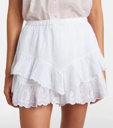 Marant Étoile Jocadia broderie anglaise cotton shorts | Thumbnail 3