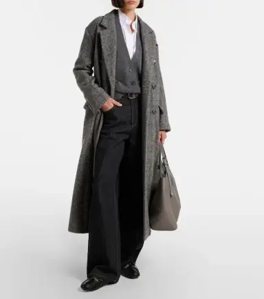 Brunello Cucinelli Leather-trimmed wide-leg jeans | Thumbnail 5 Brunello Cucinelli Leather-trimmed wide-leg jeans | Thumbnail 5