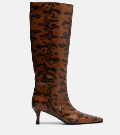 Proenza Schouler Snake-effect leather knee-high boots | Thumbnail 4