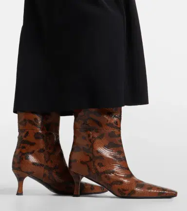 Proenza Schouler Snake-effect leather knee-high boots | Thumbnail 6