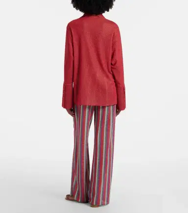 Oséree Oséree Lumière striped wide-leg pants | Thumbnail 2