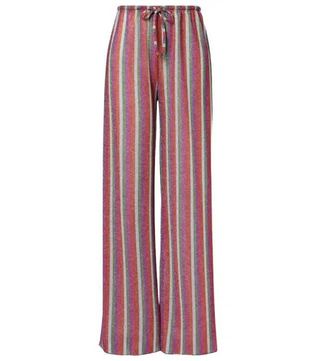 Oséree Lumière striped wide-leg pants