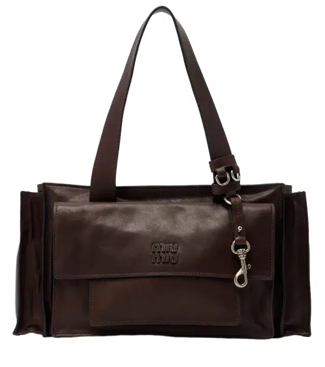 Miu Miu Utilitaire leather shoulder bag