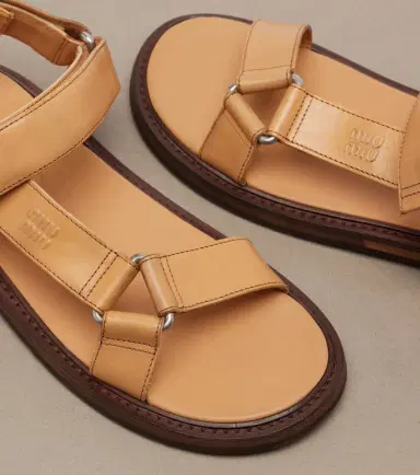 Miu Miu Leather sandals | Thumbnail 2
