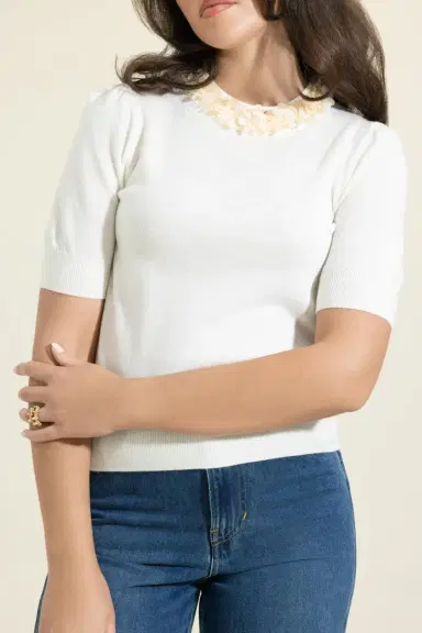 Ulla Johnson Jude Embellished Top | Thumbnail 2 Ulla Johnson Jude Embellished Top | Thumbnail 2