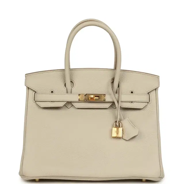 hermes Hermes Birkin 30 Beton Clemence Gold Hardware