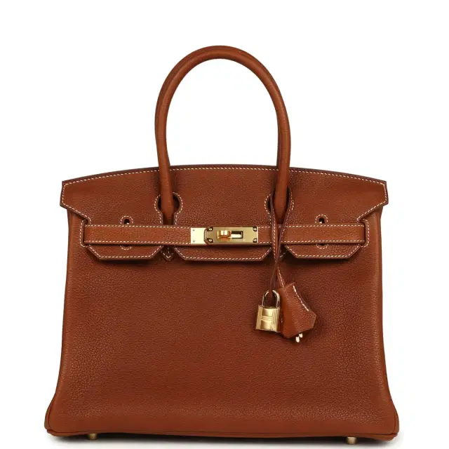 hermes Hermes Birkin 30 Fauve Barenia Faubourg Gold Hardware