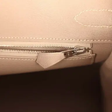 HERMÈS Hermes Birkin 30 Himalaya Niloticus Crocodile Palladium Hardware | Thumbnail 8 HERMÈS Hermes Birkin 30 Himalaya Niloticus Crocodile Palladium Hardware | Thumbnail 8