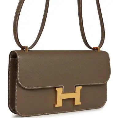 HERMÈS Hermes Constance Elan Etoupe Epsom Gold Hardware | Thumbnail 2