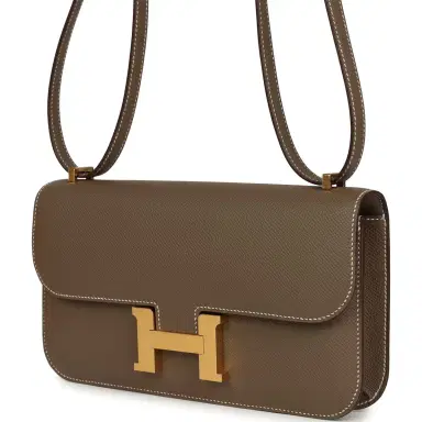 HERMÈS Hermes Constance Elan Etoupe Epsom Gold Hardware | Thumbnail 5