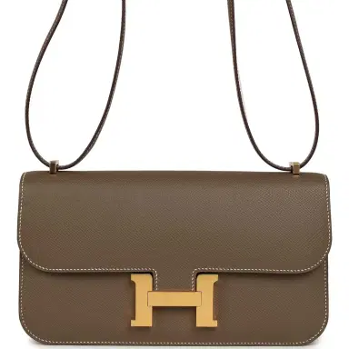 HERMÈS Hermes Constance Elan Etoupe Epsom Gold Hardware | Thumbnail 1