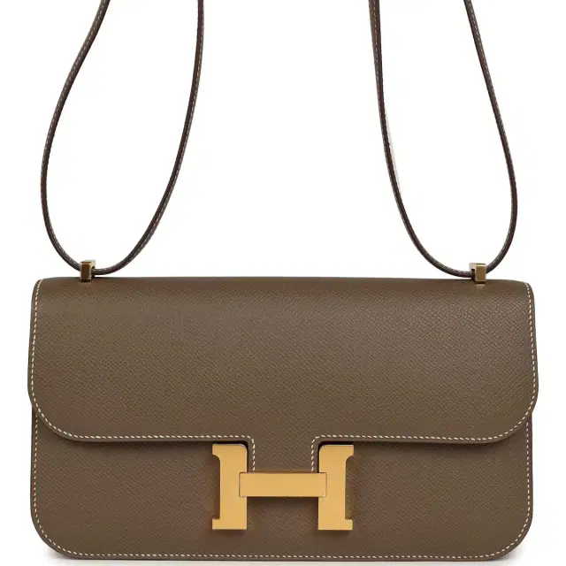hermes Hermes Constance Elan Etoupe Epsom Gold Hardware