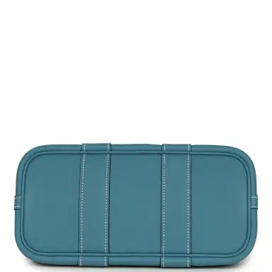 HERMÈS Hermes Garden Party Neo 23 Blue Jean Togo Palladium Hardware | Thumbnail 6