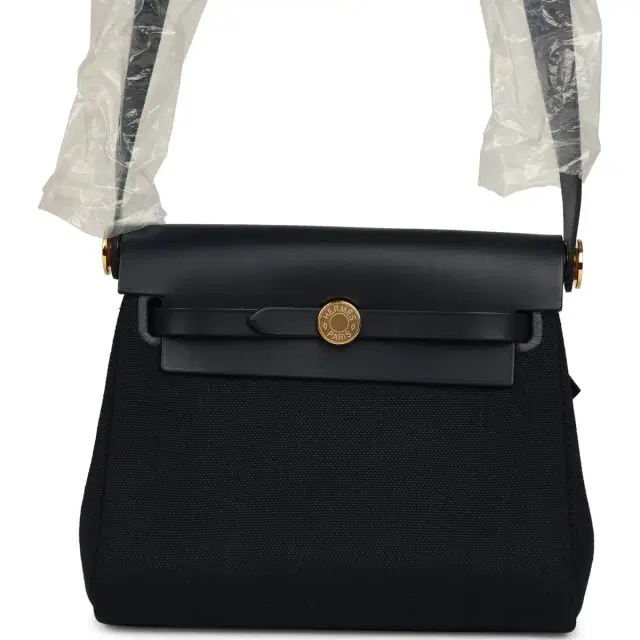 Hermes Herbag Zip 20 Mini Bleu Indigo Toile Militaire Canvas and Vache Hunter Gold Hardware