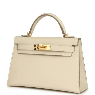 HERMÈS Hermes Kelly Sellier 20 Craie Epsom Gold Hardware | Thumbnail 5 HERMÈS Hermes Kelly Sellier 20 Craie Epsom Gold Hardware | Thumbnail 5