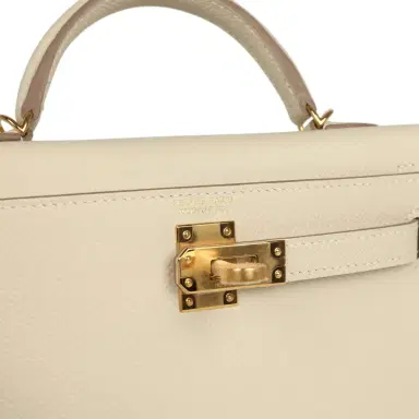 HERMÈS Hermes Kelly Sellier 20 Craie Epsom Gold Hardware | Thumbnail 7 HERMÈS Hermes Kelly Sellier 20 Craie Epsom Gold Hardware | Thumbnail 7