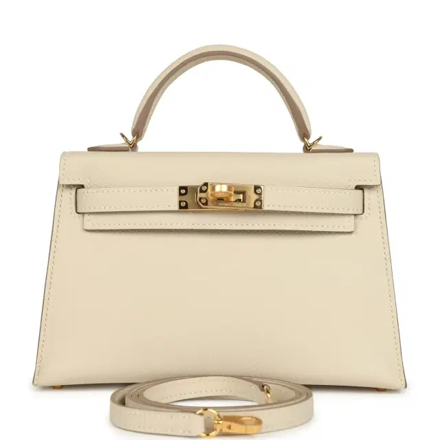 hermes Hermes Kelly Sellier 20 Craie Epsom Gold Hardware