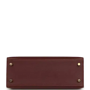 HERMÈS Hermes Kelly Sellier 25 Rouge H Madame Gold Hardware | Thumbnail 6