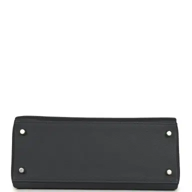 HERMÈS Pre-owned Hermes Kelly Retourne 28 Ardoise Evercolor Palladium Hardware | Thumbnail 6 HERMÈS Pre-owned Hermes Kelly Retourne 28 Ardoise Evercolor Palladium Hardware | Thumbnail 6
