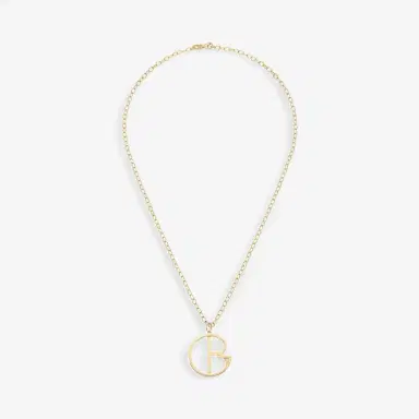 Stephanie Gottlieb Vault Sale: "GB" Large Gold Hidden Initial Necklace | Thumbnail 3 Stephanie Gottlieb Vault Sale: "GB" Large Gold Hidden Initial Necklace | Thumbnail 3